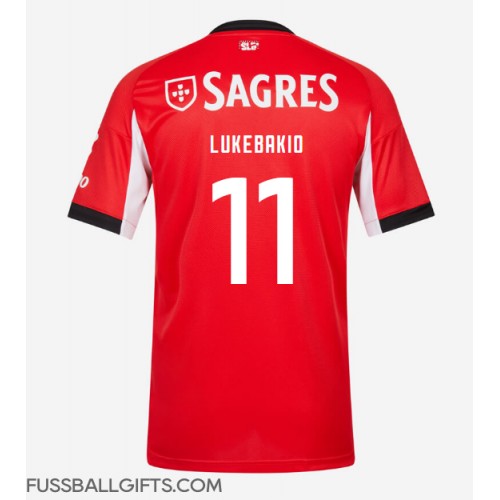 Benfica Dodi Lukebakio #11 Fußballbekleidung Heimtrikot 2025-26 Kurzarm